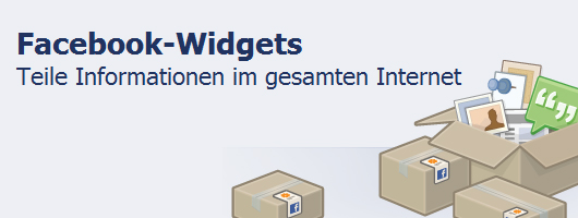 Facebook Widgets für deinen Blog