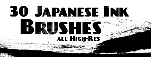 Japanese Ink Brush Set downloaden
