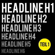 Typografie Tipps: Überschriften gestalten