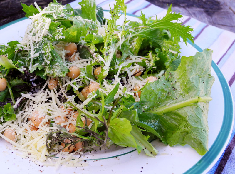 Webworker Lunch Tipps: Grüner Salat mit Kichererbsen Webworker Lunch Tipps: Grüner Salat mit Kichererbsen
