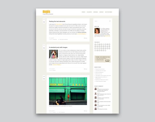 Bugis WordPress Blog Theme