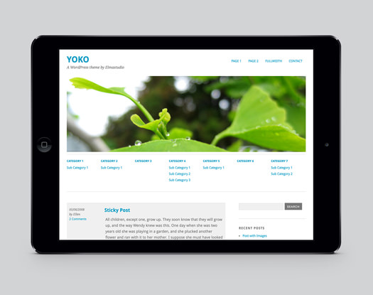 Yoko Free WordPress Blog Theme