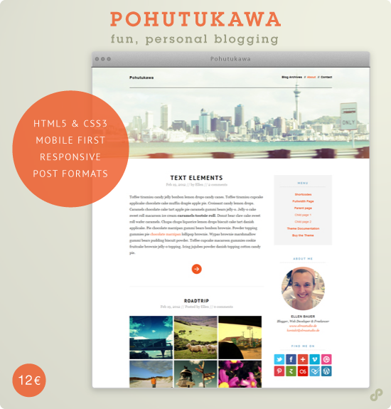 Pohutukawa Premium WordPress Theme