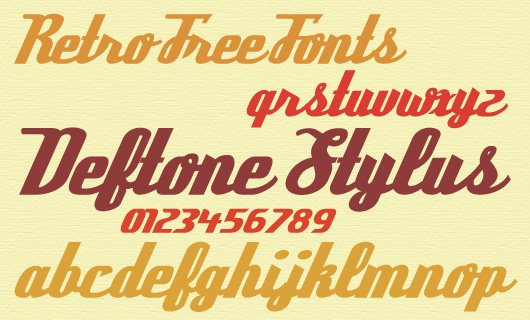 Retro Free Fonts for Webdesign