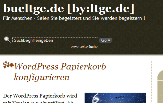 WordPress Blogs und E-Books