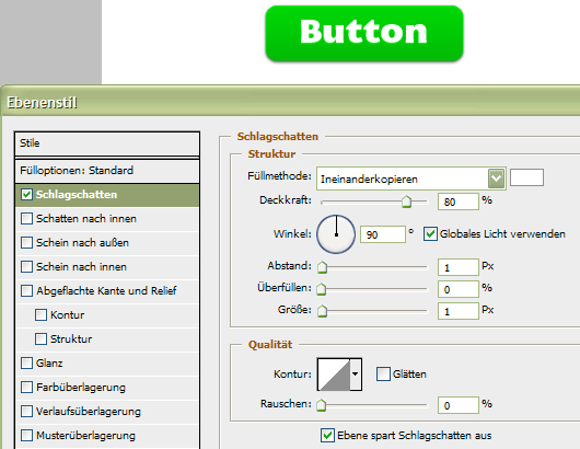 Web 2.0 Buttons Photoshop-Tutorial