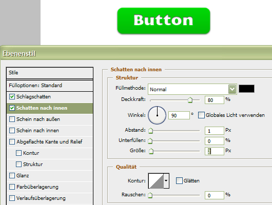 Web 2.0 Buttons Photoshop-Tutorial