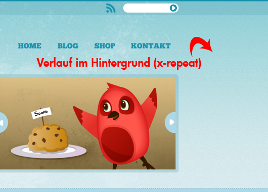 webdesign trends hintergrund ausserhalb des grids