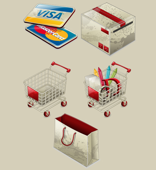 kostenlose e-Commerce Icon-Sets