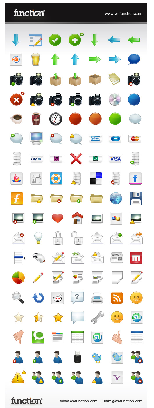 kostenlose e-Commerce Icon-Sets