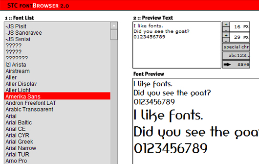 Typografie- und Font-Tools