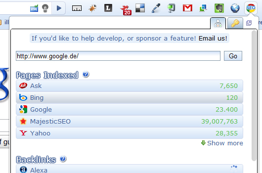 Google Chrome Extensions für Webdesigner und Programmierer