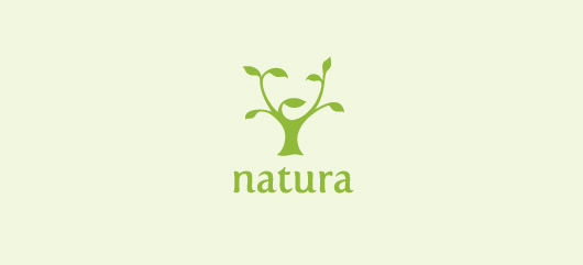 Logos von der Natur inspiriert