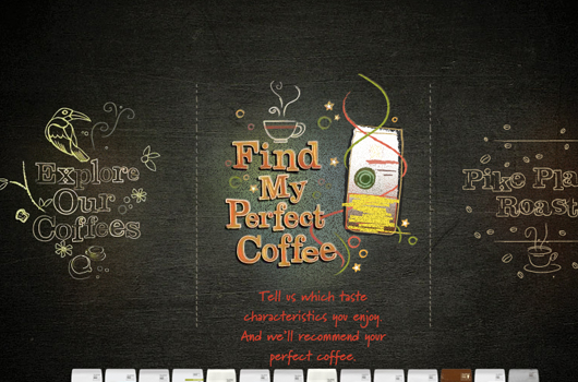 Webdesign Inspiration Kaffee