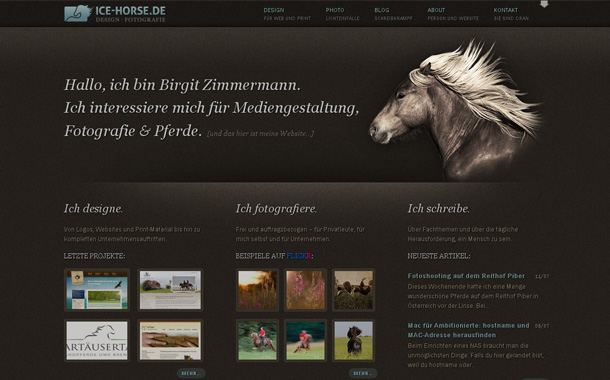 kreative, deutschsprachige WordPress Webseiten