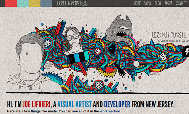 kreative Webdesign Header