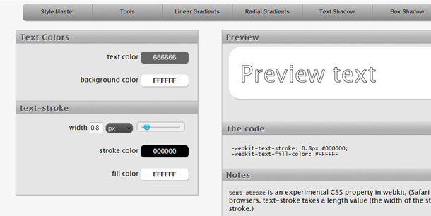 praktische CSS3 Online-Tools