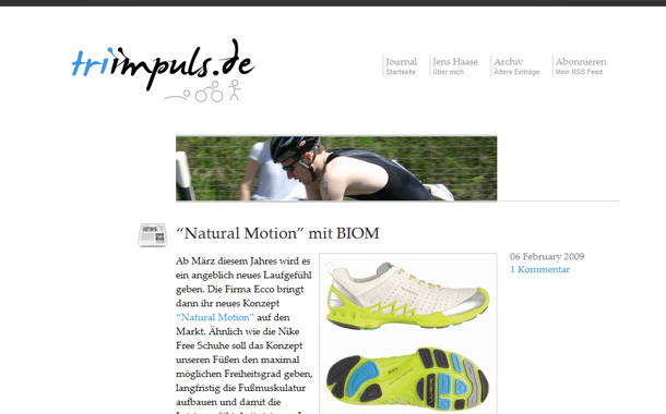 WordPress Blogs minimalistisch