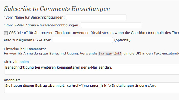 WordPress Kommentare optimieren