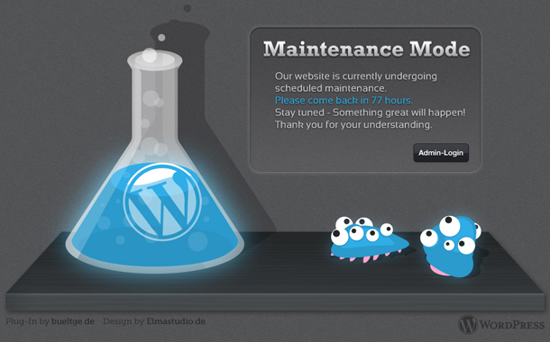 WordPress Wartungsmodus Freebie