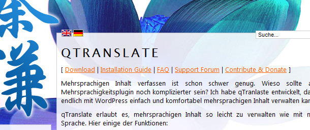 WordPress mehrsprachig