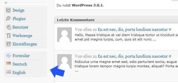 WordPress mehrsprachig