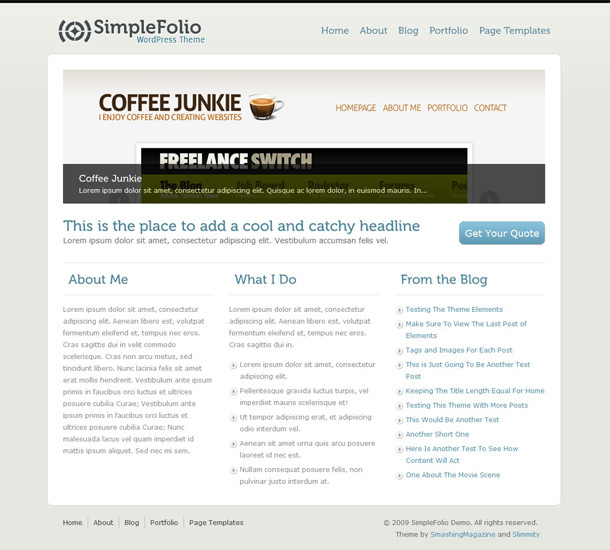 WordPress Themes als CMS