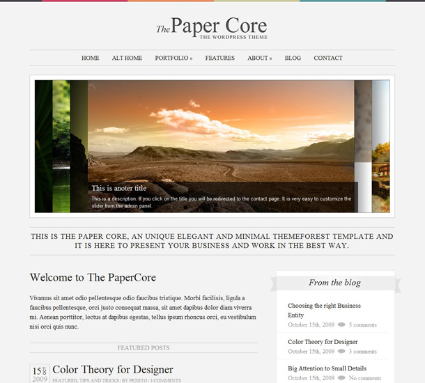 WordPress Themes private Blogs