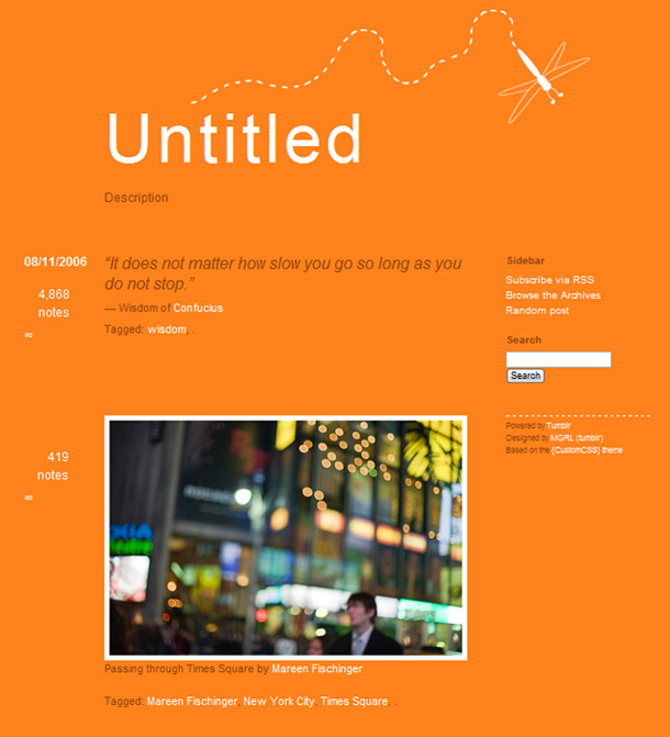 Tumblr Themes private Blogs