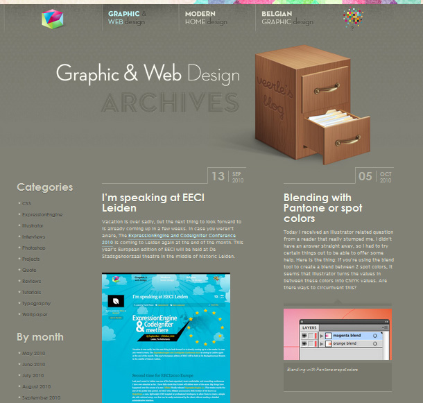 Webdesign Inspiration Blog Archiv