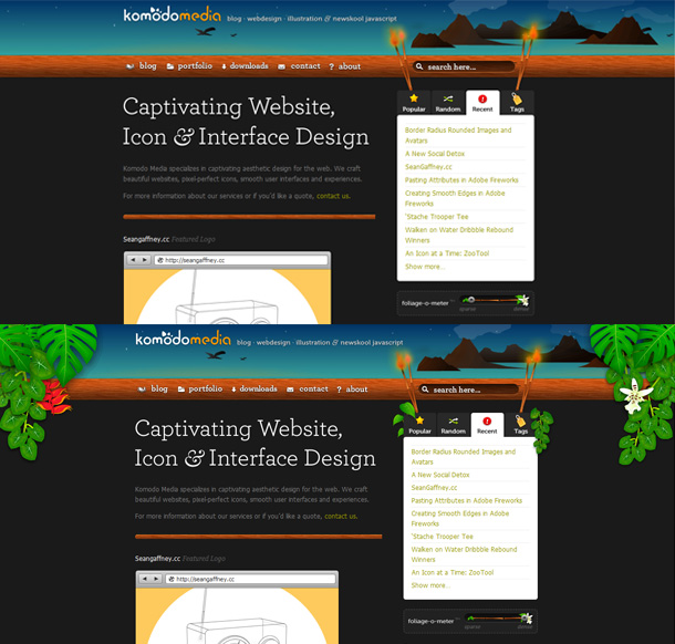 Webdesign Inspiration Theme Switcher