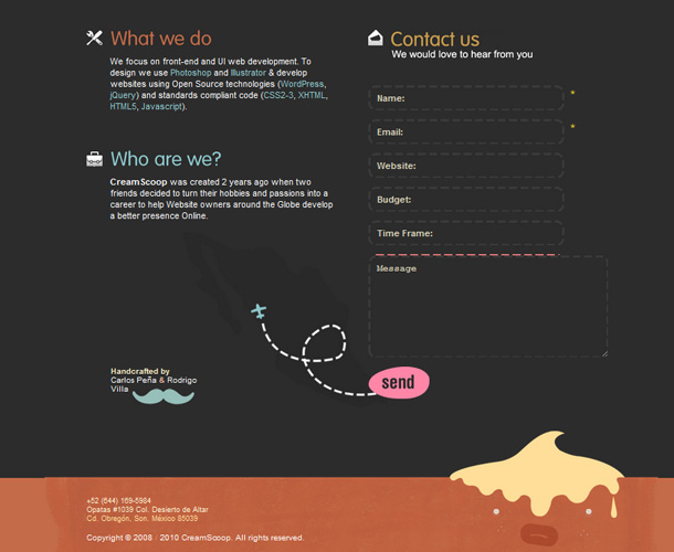 Webseiten Footer Inspiration