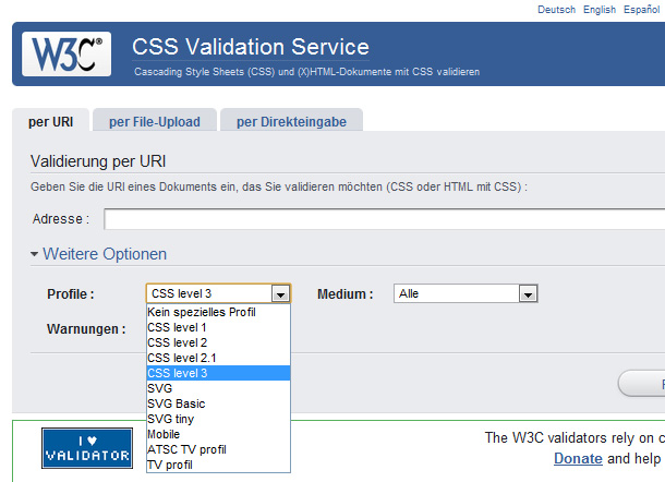 CSS Optimierung