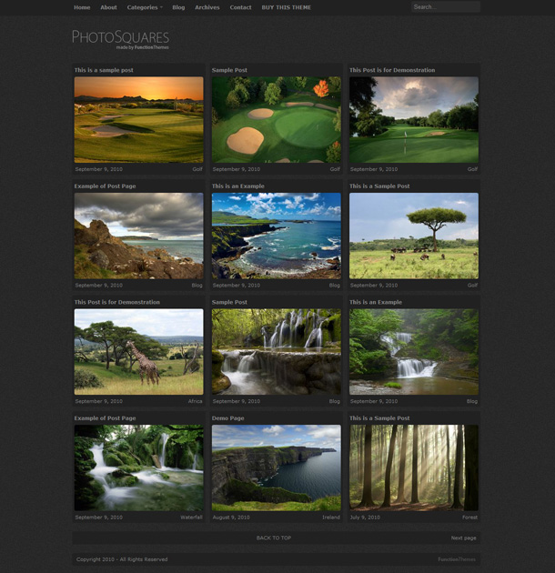 WordPress Themes Fotografie