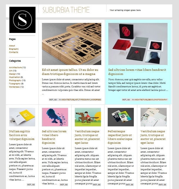 WordPress Themes mit Gridsystem