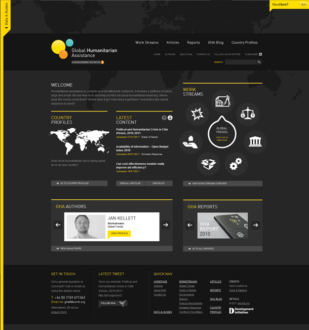 Webdesign Grey Colors