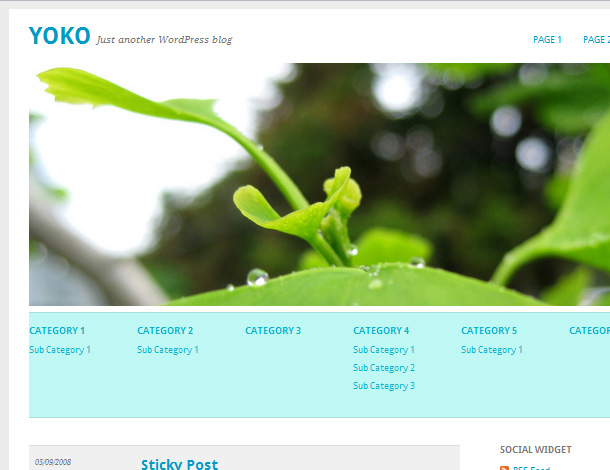 Yoko WordPress Theme