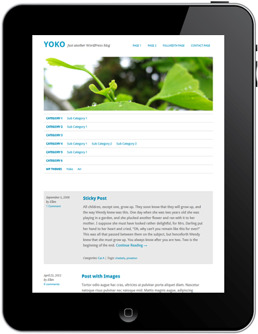 Yoko WordPress Theme