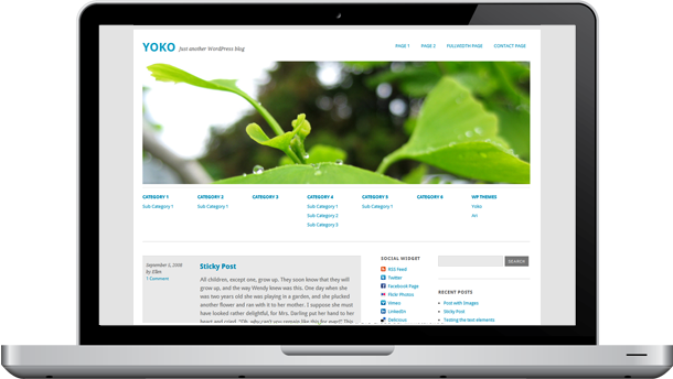 Yoko WordPress Theme