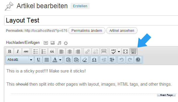 Tipps für den WordPress Texteditor