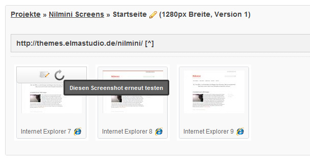 Webseiten Cross Browser Tests