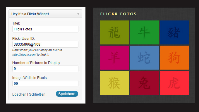 Flickr Widget WordPress Plugin