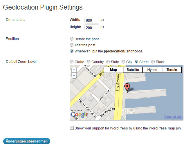 Geolocation WordPress Plugin