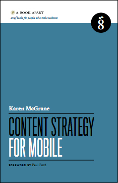 Content Strategy for Mobile Buchtipp