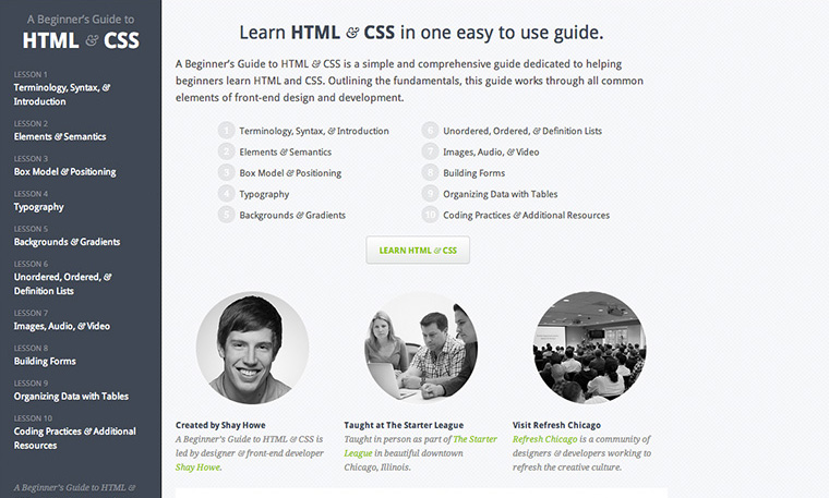 Beginners Guide to HTML and CSS