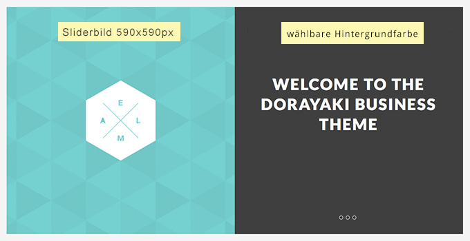 responsive Slider im Dorayaki-Theme