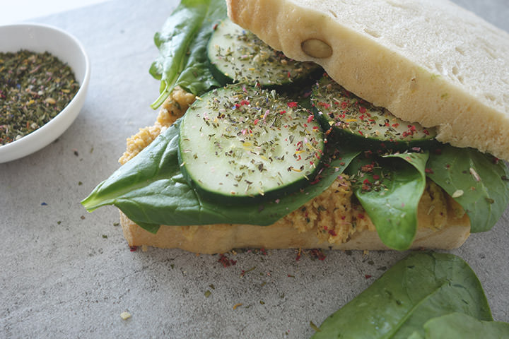 Hummus Sandwich