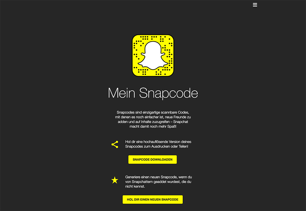 How to download your snapcode image on Snapchat.