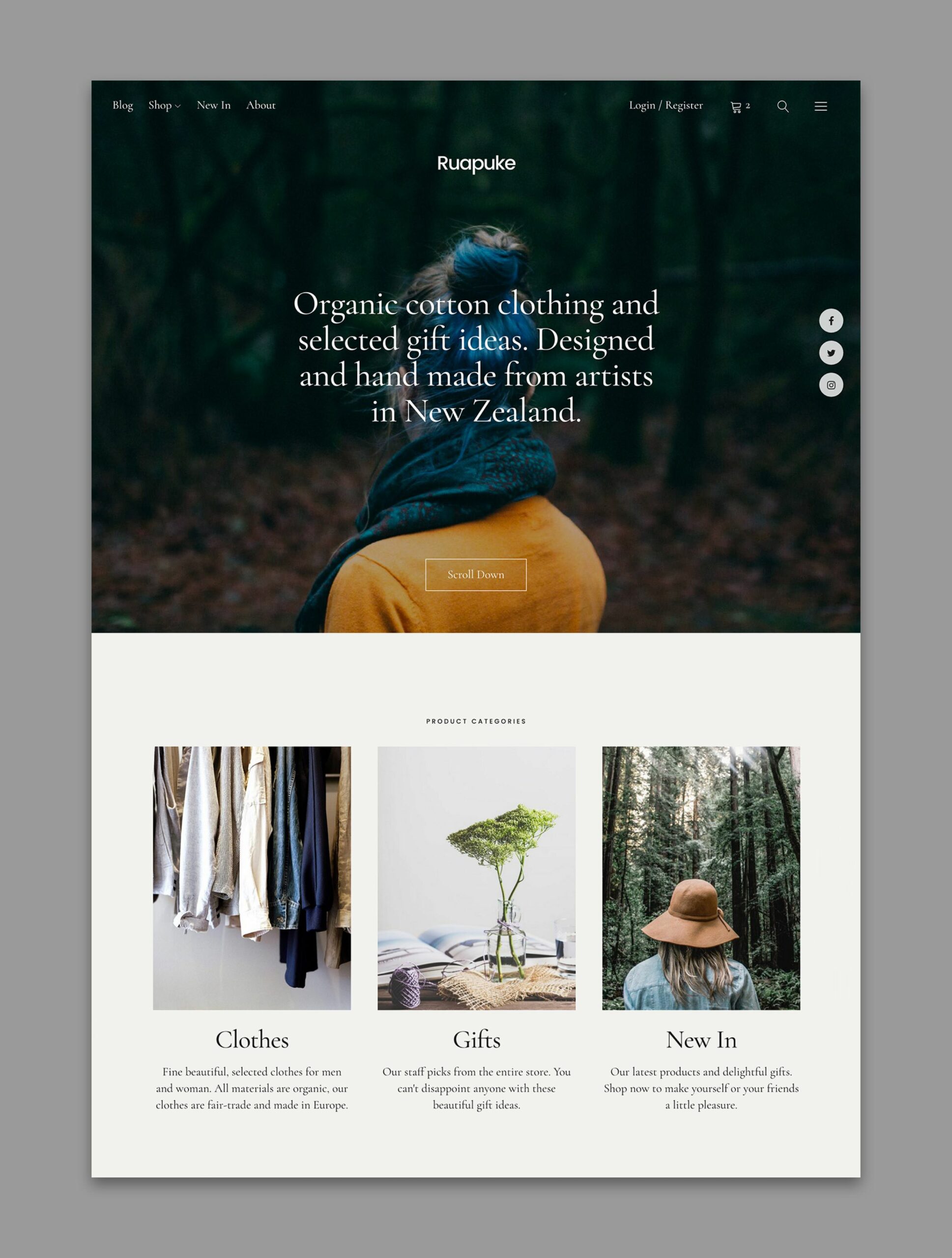 Uku WordPress Theme mit neuem Designstil und WooCommerce Support