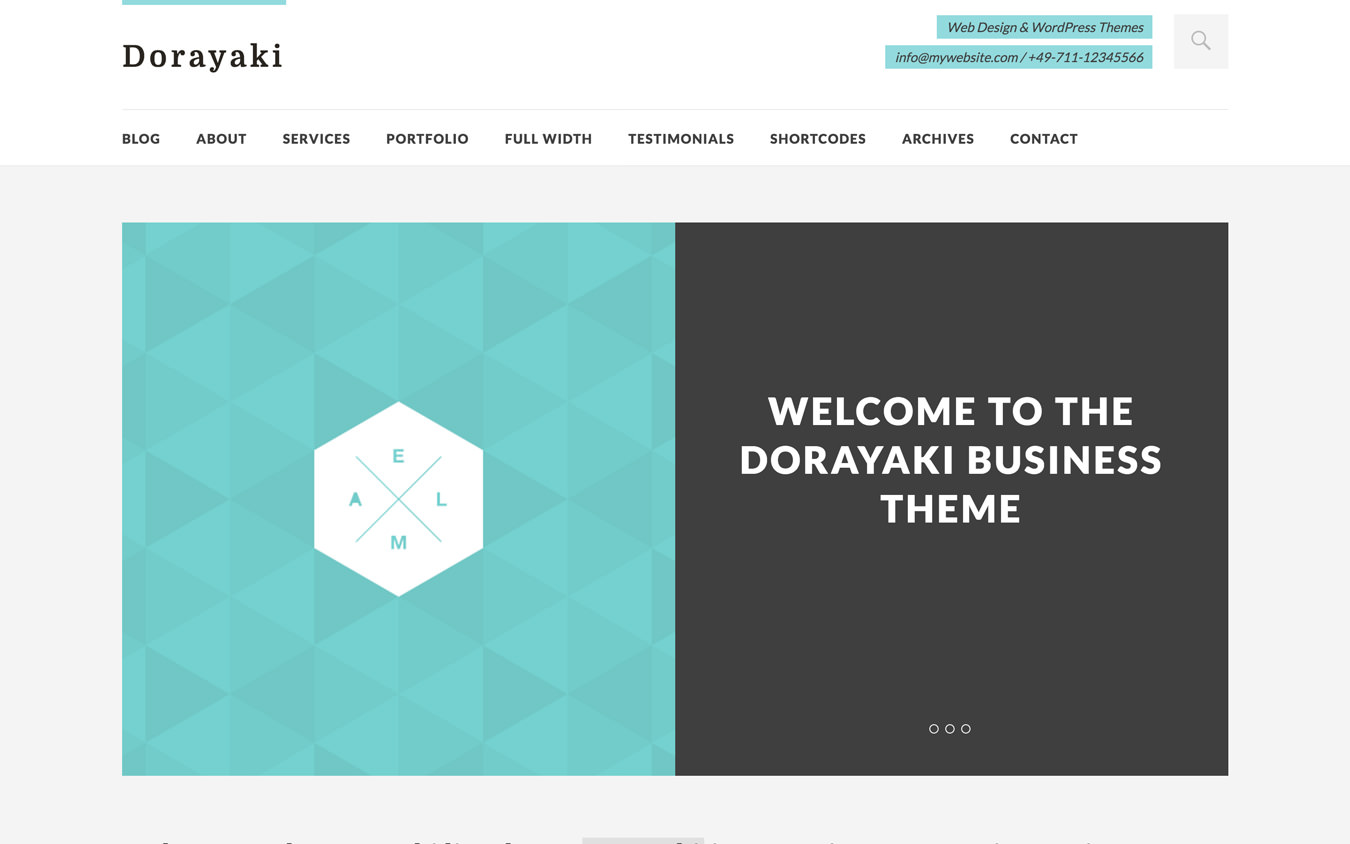 Dorayaki WordPress Theme